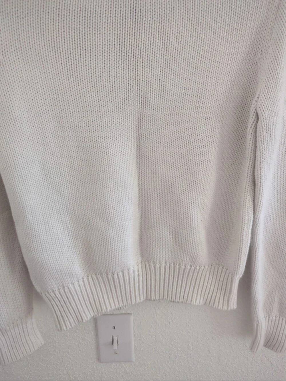 Polo Ralph Lauren Kids XL 16 White American Flag Knit Sweater